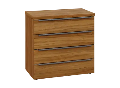 SIN 2 - 84Z kancelářská skříň, 4-zásuvková, 770x800x400, ořech světlý